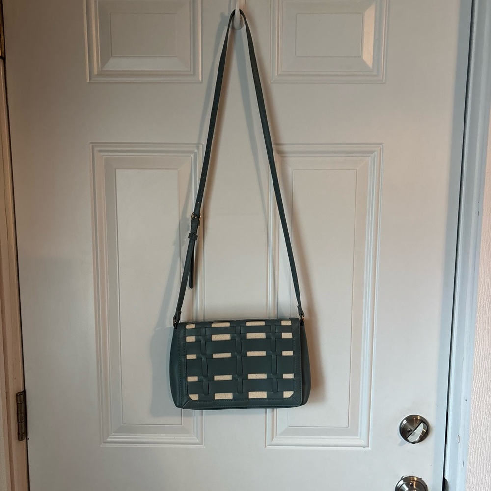 a new day Teal and Cream Shoulder Bag